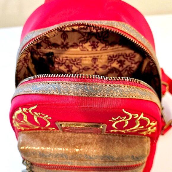 Loungefly Game of Thrones House Lannister Mini Backpack Red Gold main image 9
